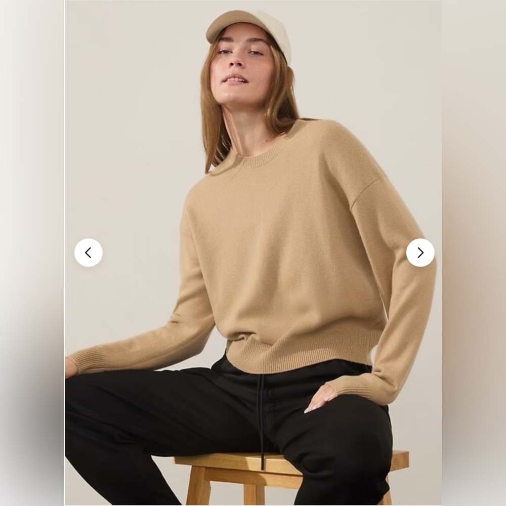 ATHLETA Alpine Crewneck Sweater  XS| Dune #472694